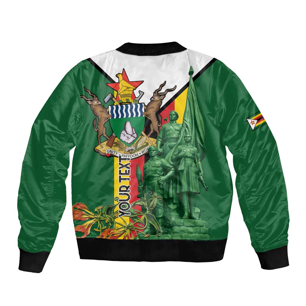 Personalized Zimbabwe Heroes' Day Bomber Jacket Liberation War Memorial Monument - Wonder Print Shop