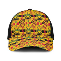 African Kente Pattern Baseball Net Cap Emaa Da - Wonder Print Shop