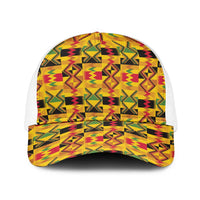 African Kente Pattern Baseball Net Cap Emaa Da - Wonder Print Shop