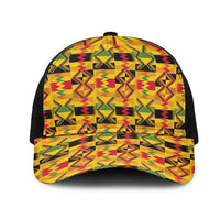 African Kente Pattern Mesh Trucker Cap Emaa Da - Wonder Print Shop