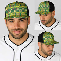 African Kente Pattern Baseball Net Cap Sika Fre Mogya - Wonder Print Shop