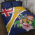 Personalised Turks And Caicos Islands Quilt Bed Set Coat Of Arms Tropical Flower - Wonder Print Shop