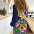 Personalised Turks And Caicos Islands Women Casual Shirt Coat Of Arms Tropical Flower