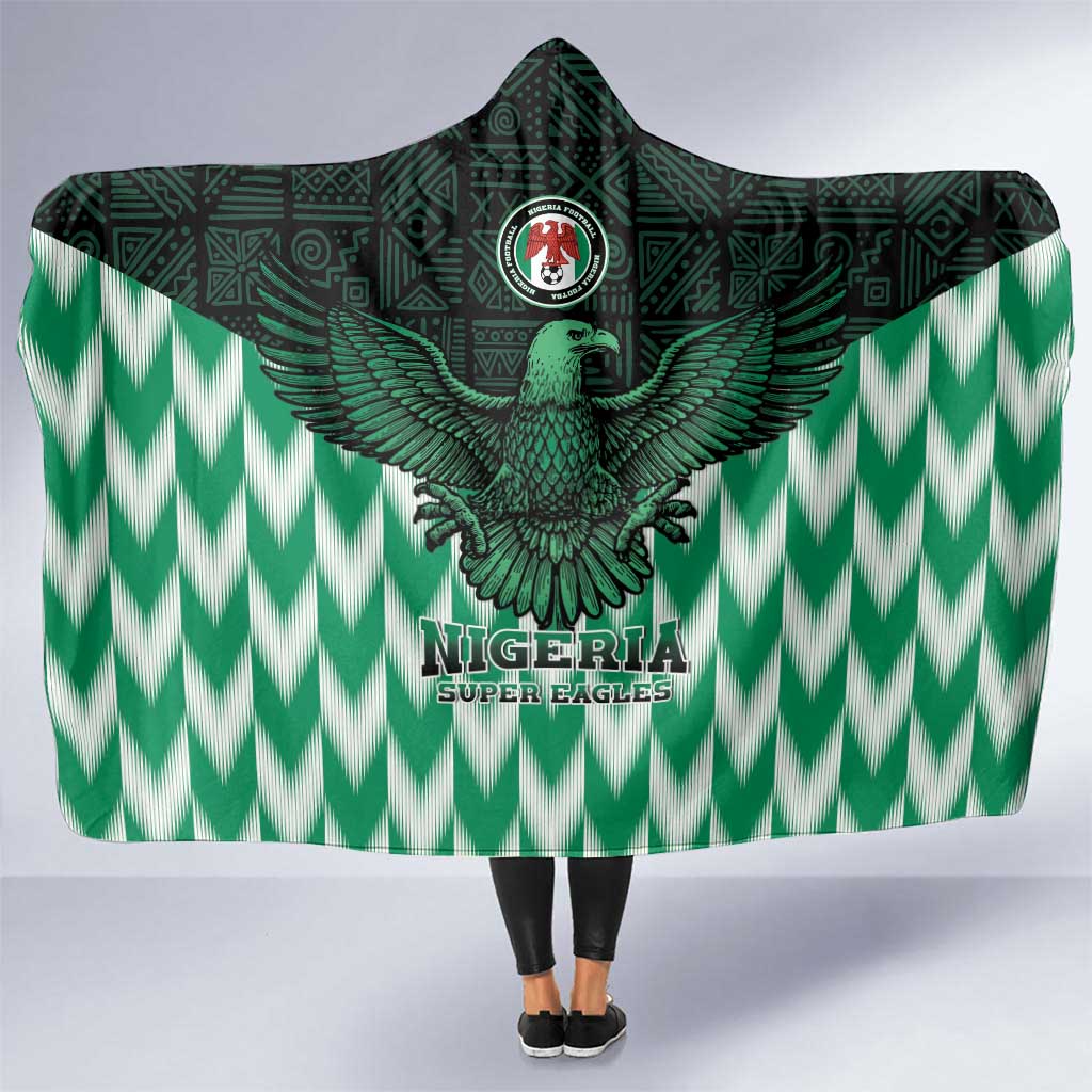 Nigeria Football Hooded Blanket Go Super Eagles Sporty Style