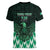 Custom Nigeria Football Women V-Neck T-Shirt Go Super Eagles Sporty Style - Wonder Print Shop