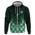 Custom Nigeria Football Zip Hoodie Go Super Eagles Sporty Style - Wonder Print Shop