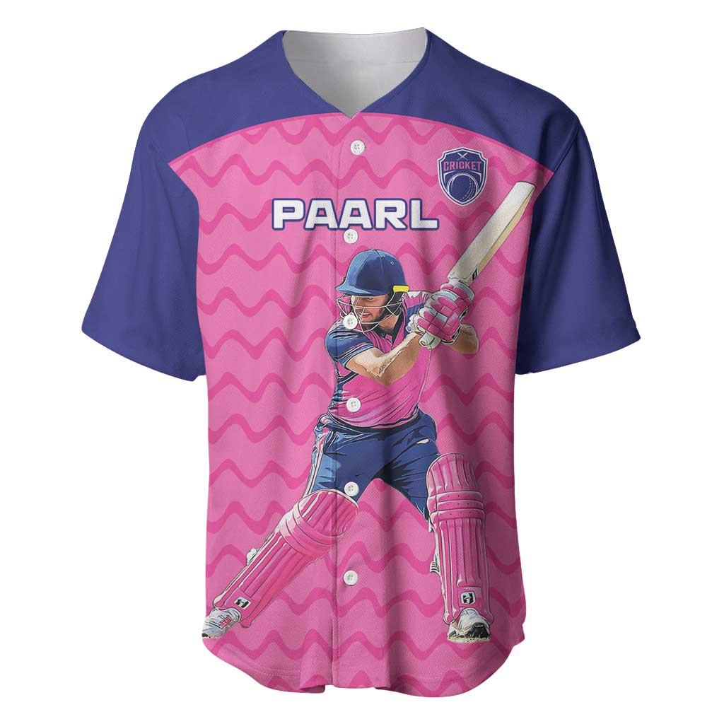 Custom South Africa Paarl Cricket Baseball Jersey We Are Champions - Wonder Print Shop