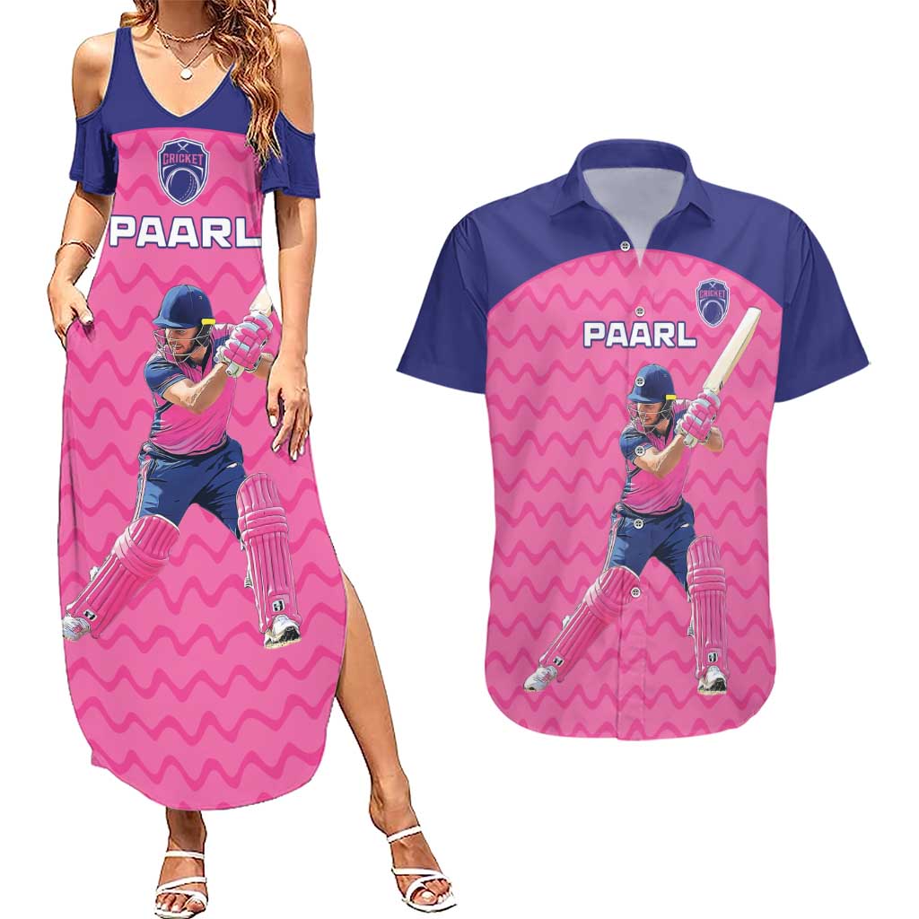 Custom South Africa Paarl Cricket Couples Matching Summer Maxi Dress and Hawaiian Shirt We Are Champions - Wonder Print Shop