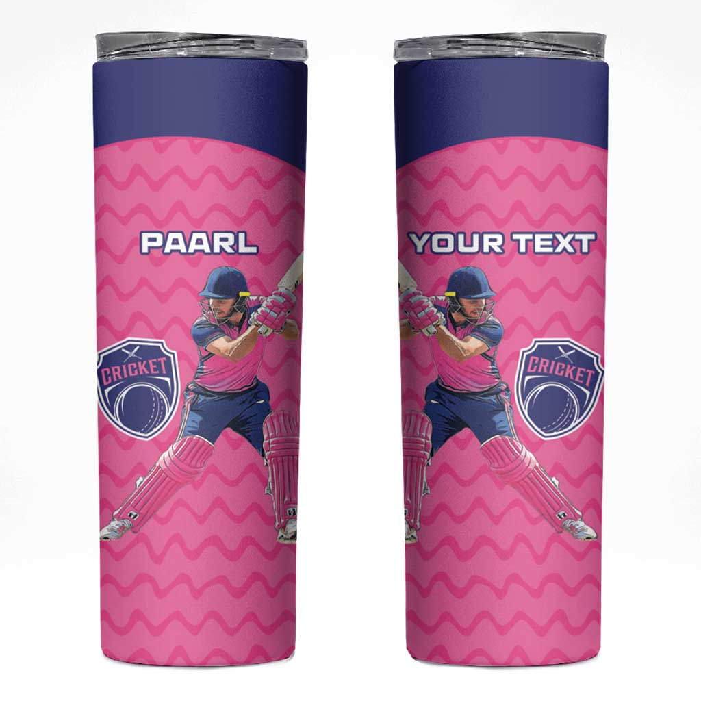 Custom South Africa Paarl Cricket Skinny Tumbler We Are Champions