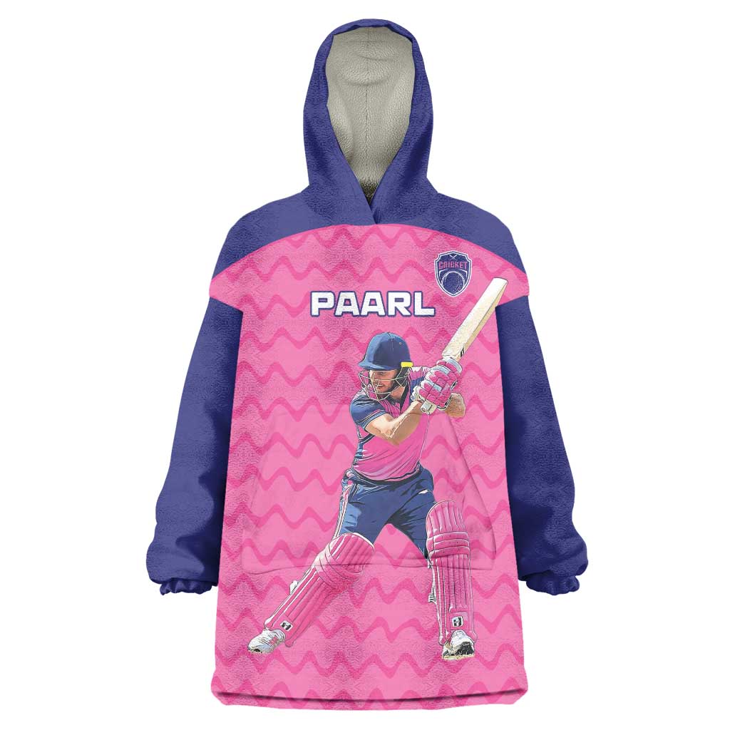 Custom South Africa Paarl Cricket Wearable Blanket Hoodie We Are Champions