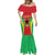 Personalised Cape Verde Mermaid Dress National Flag Of Cape Verde 1975-1992 - Wonder Print Shop