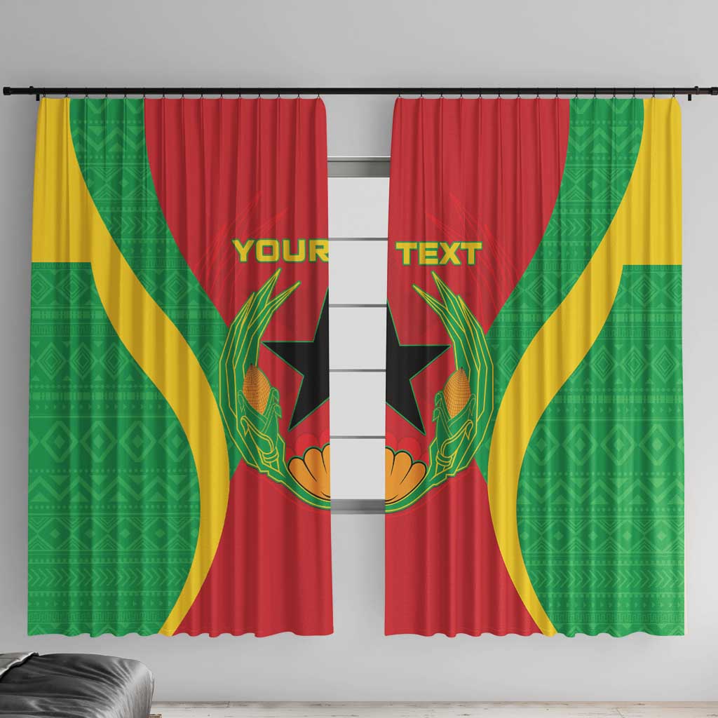 Personalised Cape Verde Window Curtain National Flag Of Cape Verde 1975-1992 - Wonder Print Shop