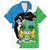 Personalised Sierra Leone Hawaiian Shirt Chimpanzee With Coat Of Arms - Wonder Print Shop