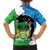 Personalised Sierra Leone Hawaiian Shirt Chimpanzee With Coat Of Arms - Wonder Print Shop