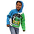 Personalised Sierra Leone Kid Hoodie Chimpanzee With Coat Of Arms - Wonder Print Shop