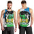 Personalised Sierra Leone Men Tank Top Chimpanzee With Coat Of Arms - Wonder Print Shop