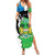 Personalised Sierra Leone Summer Maxi Dress Chimpanzee With Coat Of Arms - Wonder Print Shop