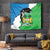 Personalised Sierra Leone Tapestry Chimpanzee With Coat Of Arms