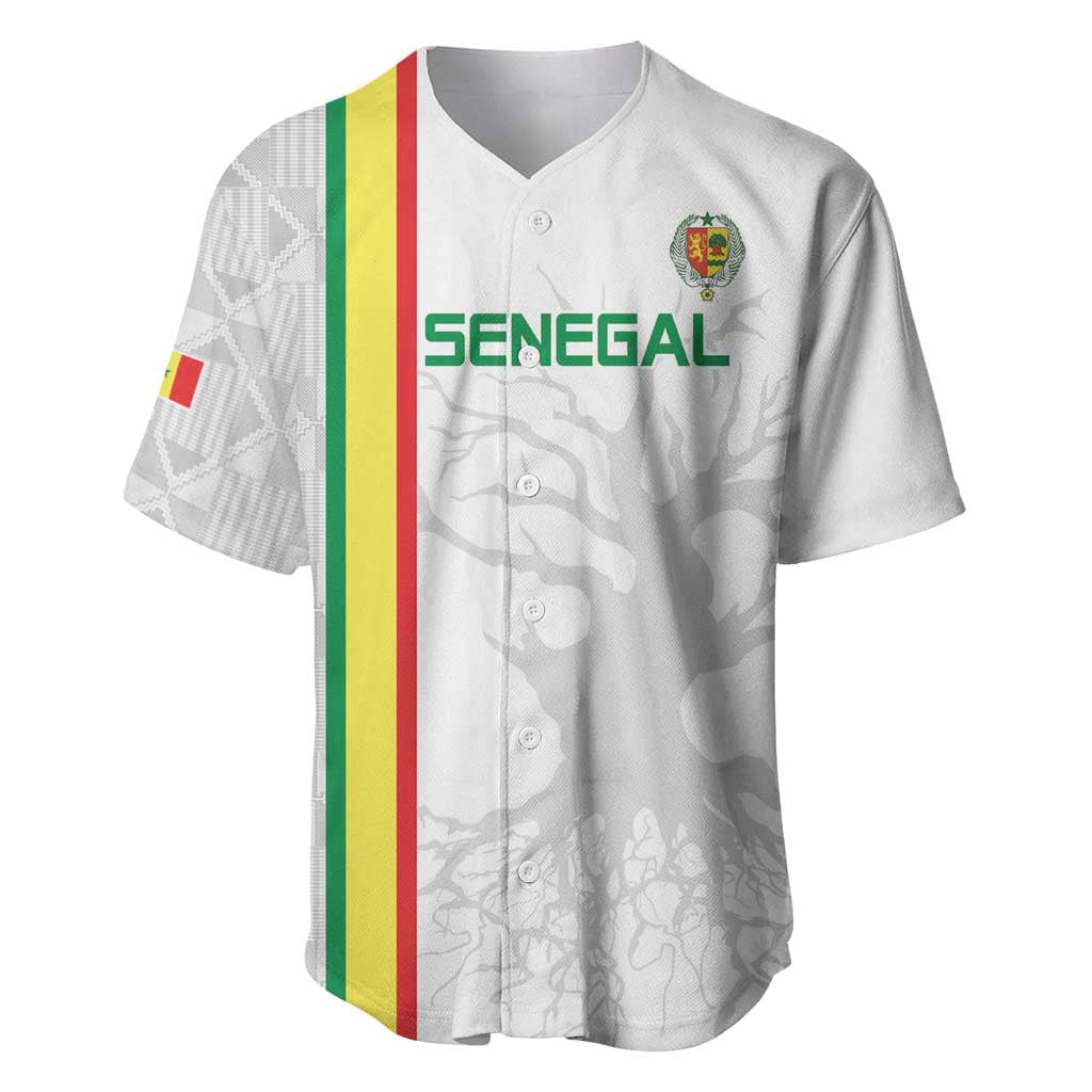 Custom Senegal Football Baseball Jersey Road To Champions