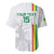 Custom Senegal Football Baseball Jersey Road To Champions