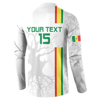 Custom Senegal Football Button Sweatshirt Road To Champions