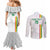 Custom Senegal Football Couples Matching Mermaid Dress and Long Sleeve Button Shirt Road To Champions