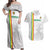 Custom Senegal Football Couples Matching Off Shoulder Maxi Dress and Hawaiian Shirt Road To Champions