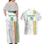 Custom Senegal Football Couples Matching Off Shoulder Maxi Dress and Hawaiian Shirt Road To Champions