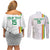 Custom Senegal Football Couples Matching Off Shoulder Short Dress and Long Sleeve Button Shirt Road To Champions