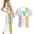 Custom Senegal Football Couples Matching Short Sleeve Bodycon Dress and Hawaiian Shirt Road To Champions