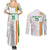 Custom Senegal Football Couples Matching Summer Maxi Dress and Long Sleeve Button Shirt Road To Champions