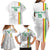 Custom Senegal Football Family Matching Long Sleeve Bodycon Dress and Hawaiian Shirt Road To Champions