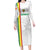 Custom Senegal Football Family Matching Long Sleeve Bodycon Dress and Hawaiian Shirt Road To Champions