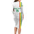 Custom Senegal Football Family Matching Long Sleeve Bodycon Dress and Hawaiian Shirt Road To Champions