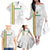 Custom Senegal Football Family Matching Off The Shoulder Long Sleeve Dress and Hawaiian Shirt Road To Champions