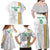 Custom Senegal Football Family Matching Off Shoulder Maxi Dress and Hawaiian Shirt Road To Champions