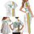 Custom Senegal Football Family Matching Short Sleeve Bodycon Dress and Hawaiian Shirt Road To Champions