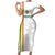 Custom Senegal Football Family Matching Short Sleeve Bodycon Dress and Hawaiian Shirt Road To Champions