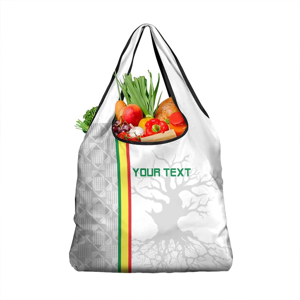 Custom Senegal Football Grocery Bag Road To Champions