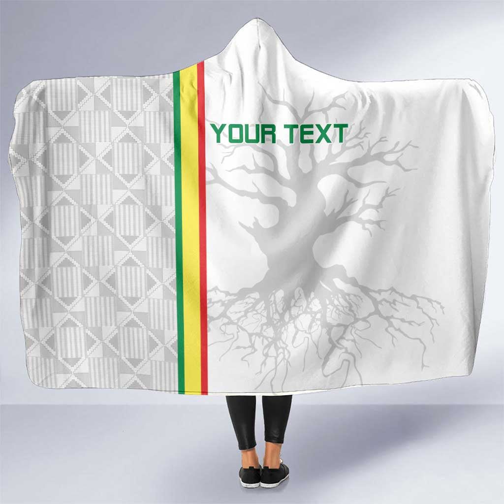 Custom Senegal Football Hooded Blanket Road To Champions