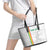 Custom Senegal Football Leather Tote Bag Road To Champions