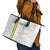 Custom Senegal Football Leather Tote Bag Road To Champions