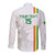 Custom Senegal Football Long Sleeve Button Shirt Road To Champions