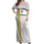 Custom Senegal Football Off Shoulder Maxi Dress Road To Champions