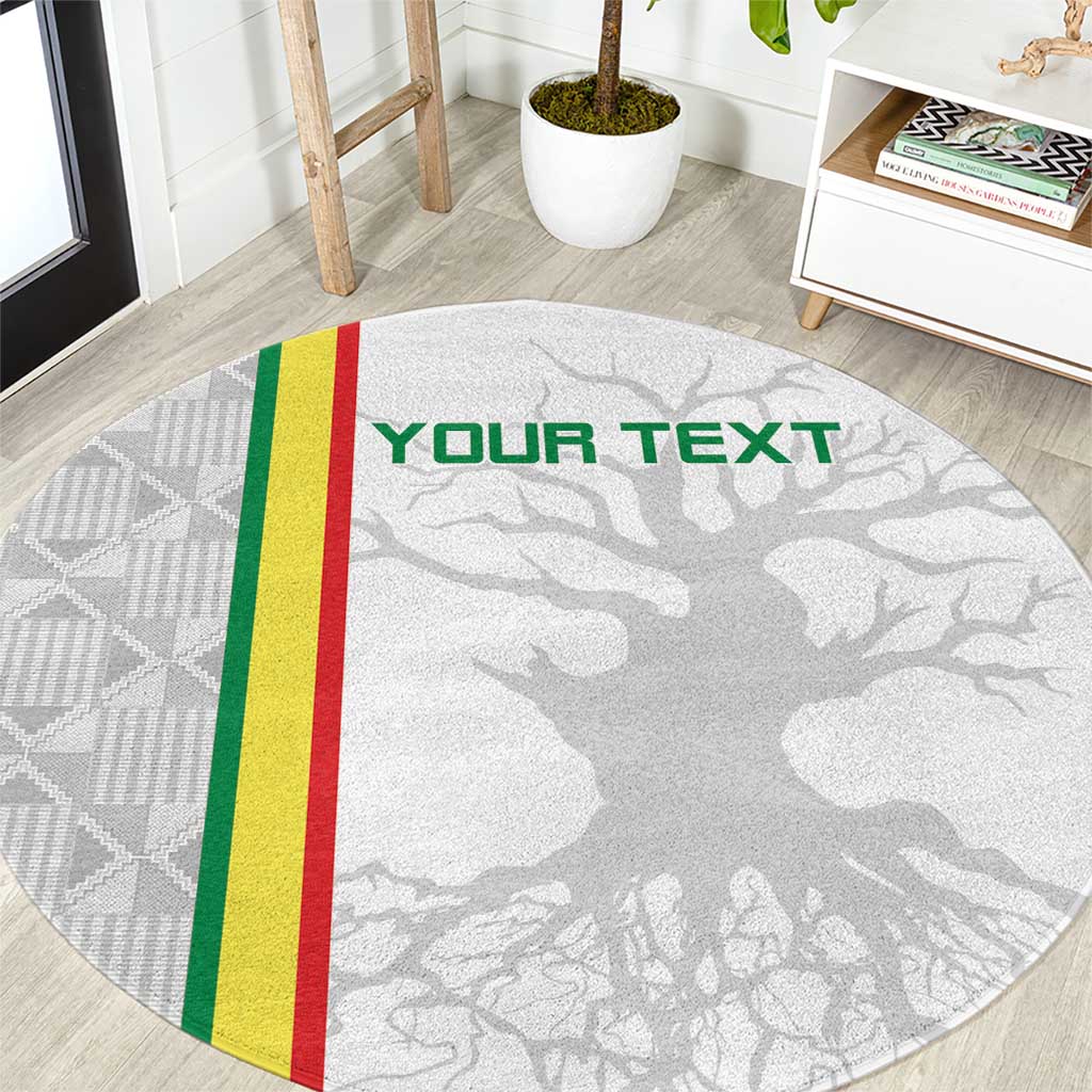 Custom Senegal Football Round Carpet Road To Champions