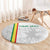 Custom Senegal Football Round Carpet Road To Champions