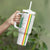 Custom Senegal Football Tumbler With Handle Road To Champions