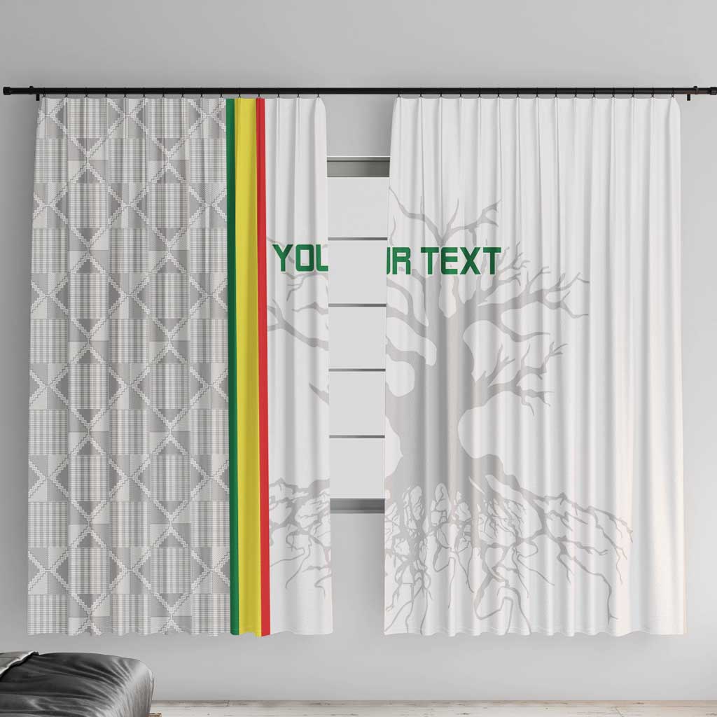 Custom Senegal Football Window Curtain Road To Champions