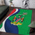 Personalised Namibia Independence Day Area Rug Coat Of Arms With African Pattern