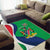 Personalised Namibia Independence Day Area Rug Coat Of Arms With African Pattern